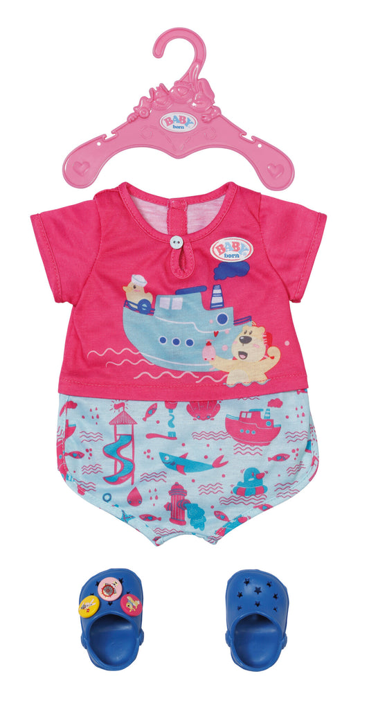 BABY born Bad Pyjamas med Sko 43 cm