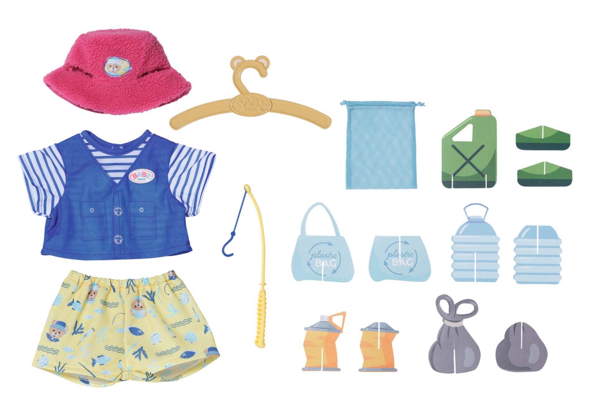 BABY born Bamse Fiskeoutfit
