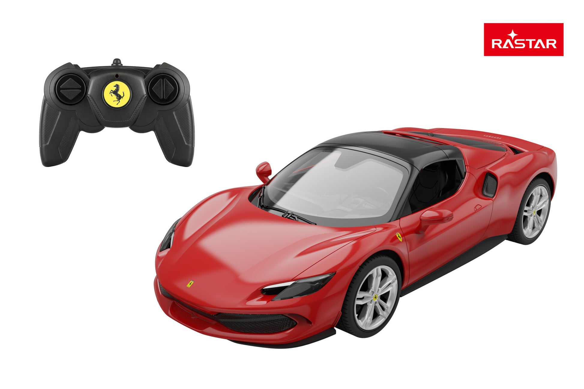 Rastar R/C 1:16 Ferrari 296 GTS Rød