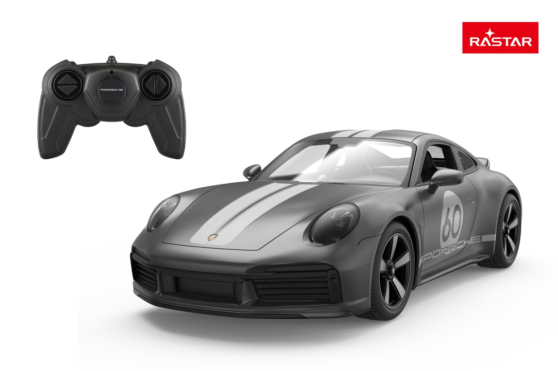 Rastar R/C 1:16 Porsche 911 Sport Classic Grå