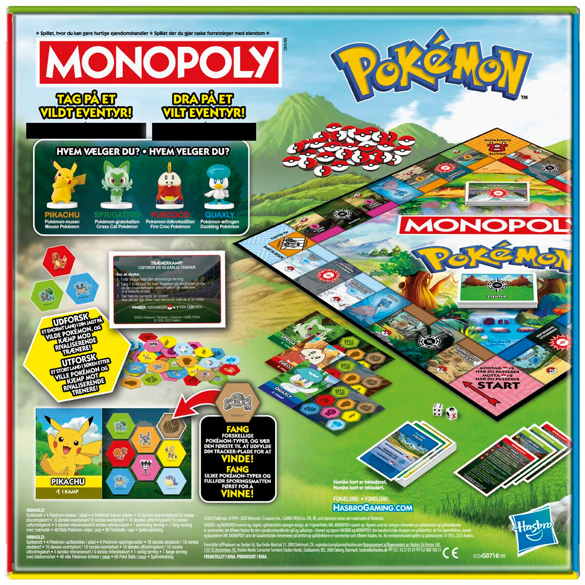 Monopoly Pokemon DK/NO