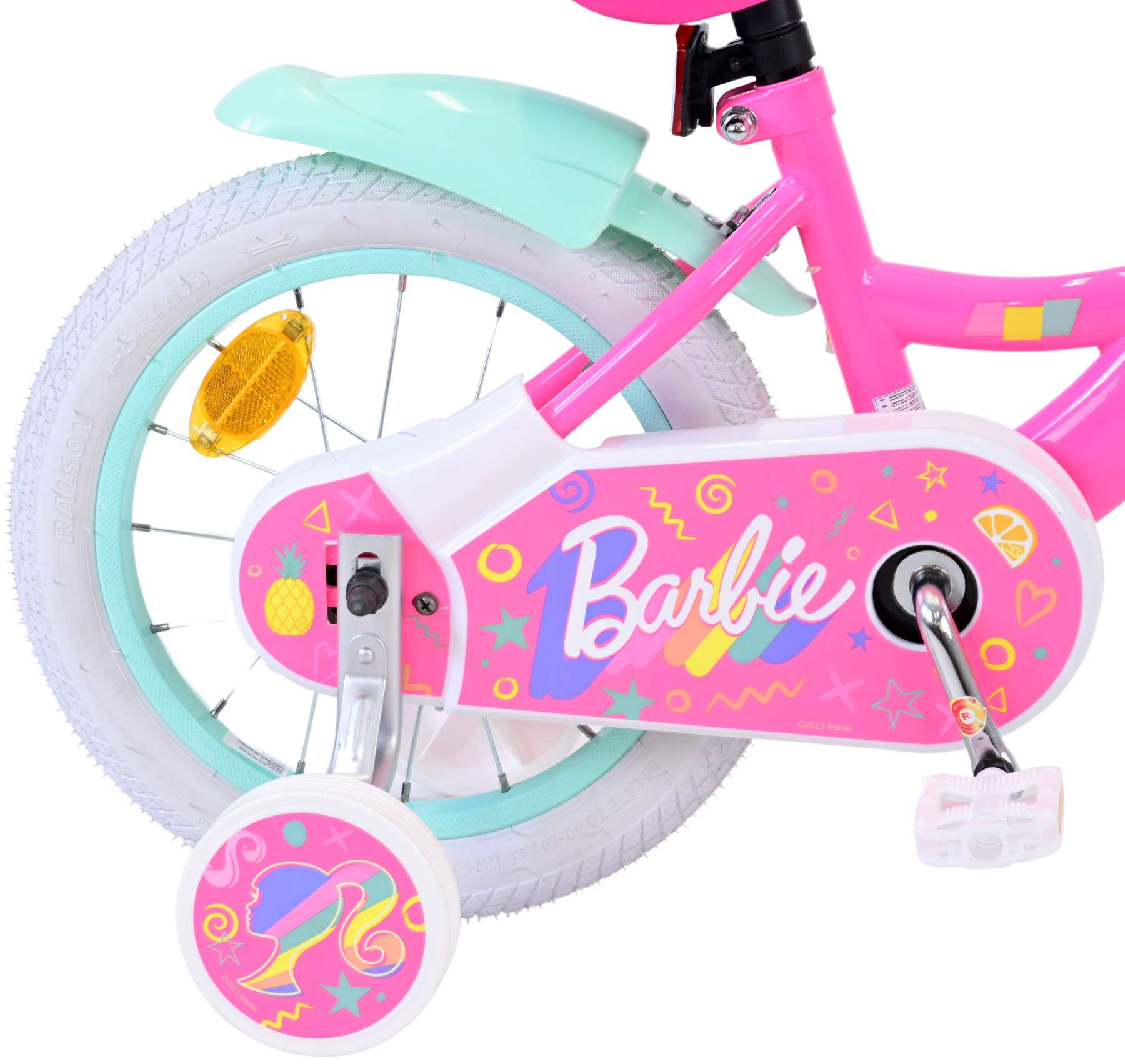 Barbie Børnecykel - Piger - 14 tommer - lyserød