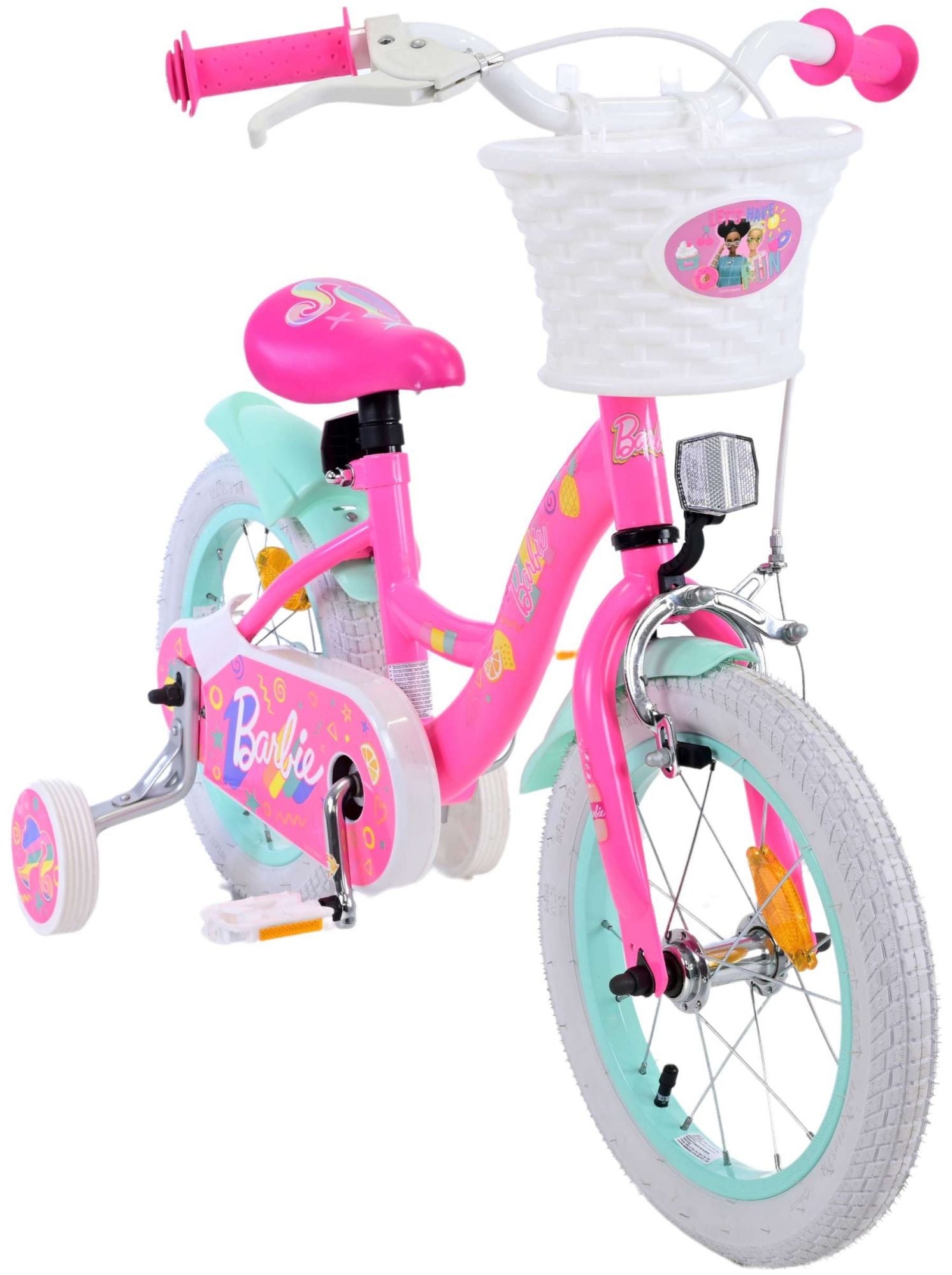 Barbie Børnecykel - Piger - 14 tommer - lyserød