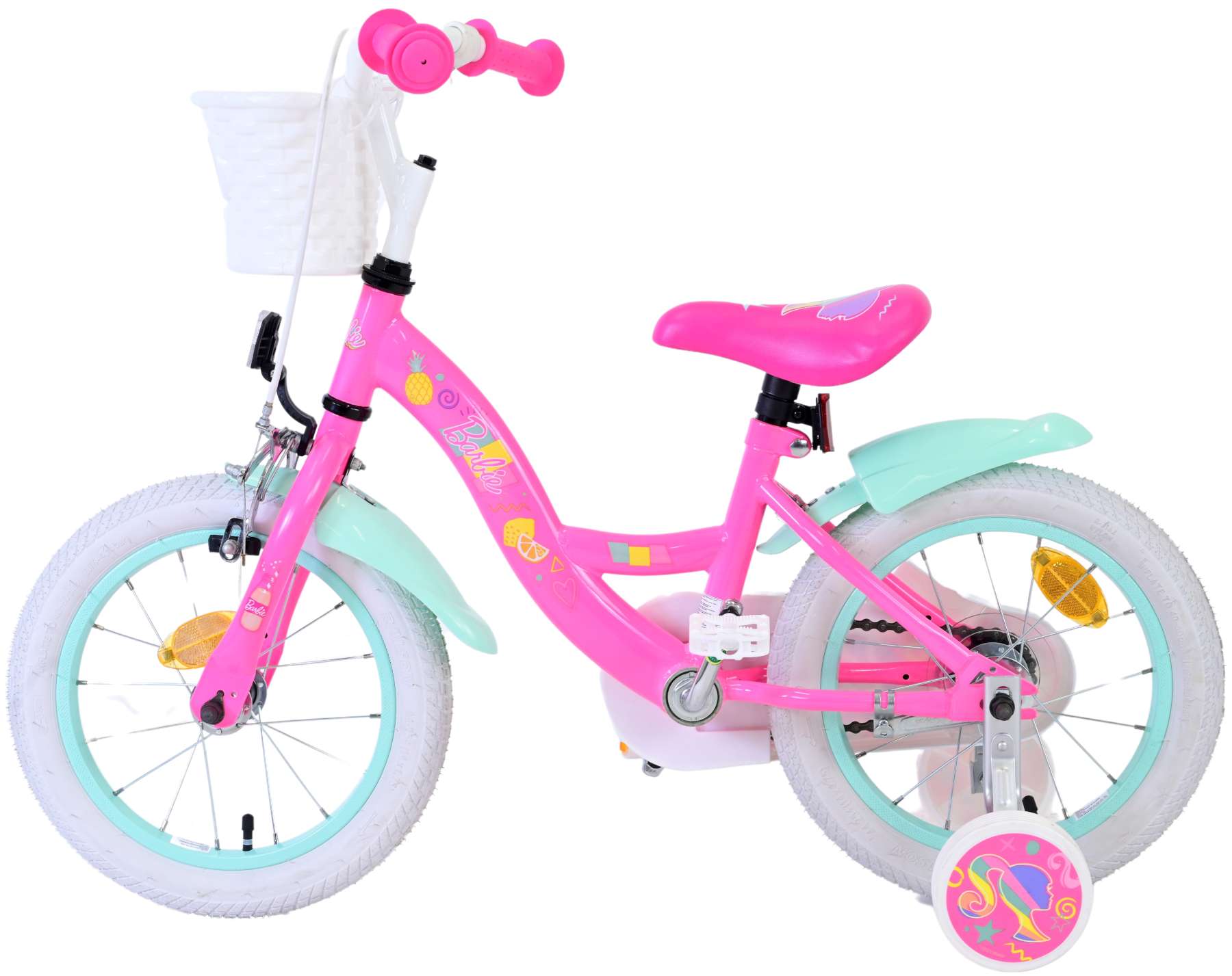 Barbie Børnecykel - Piger - 14 tommer - lyserød