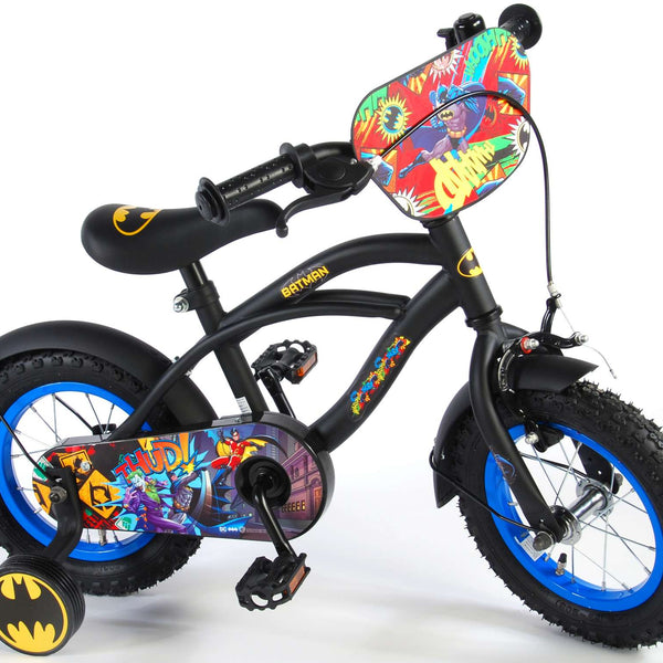 Batman Børnecykel - Drenge - 12 tommer - Sort