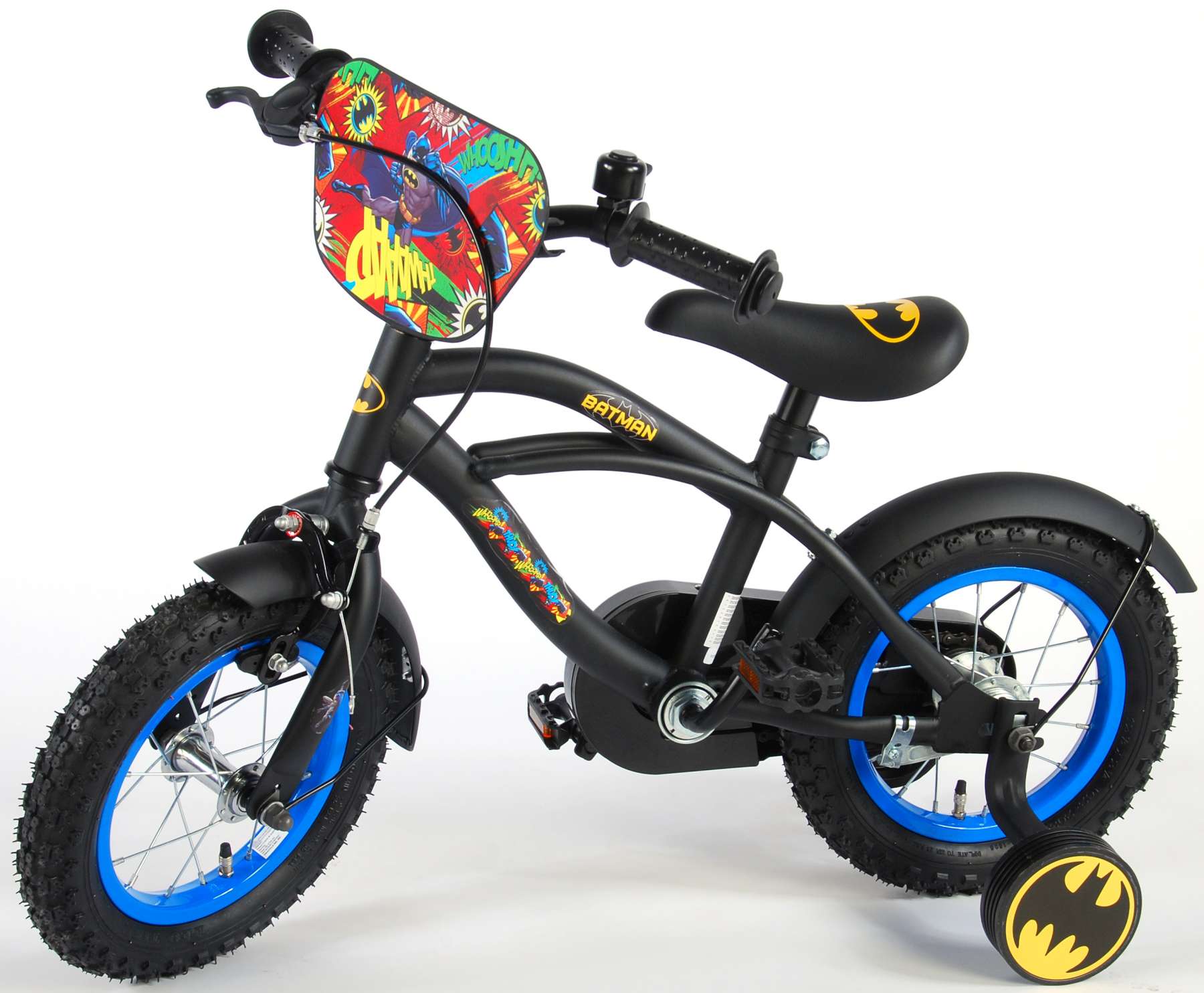 Batman Børnecykel - Drenge - 12 tommer - Sort
