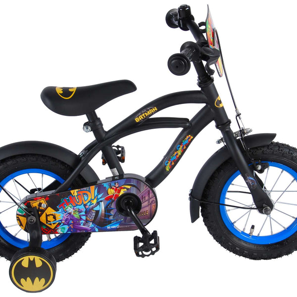 Batman Børnecykel - Drenge - 12 tommer - Sort
