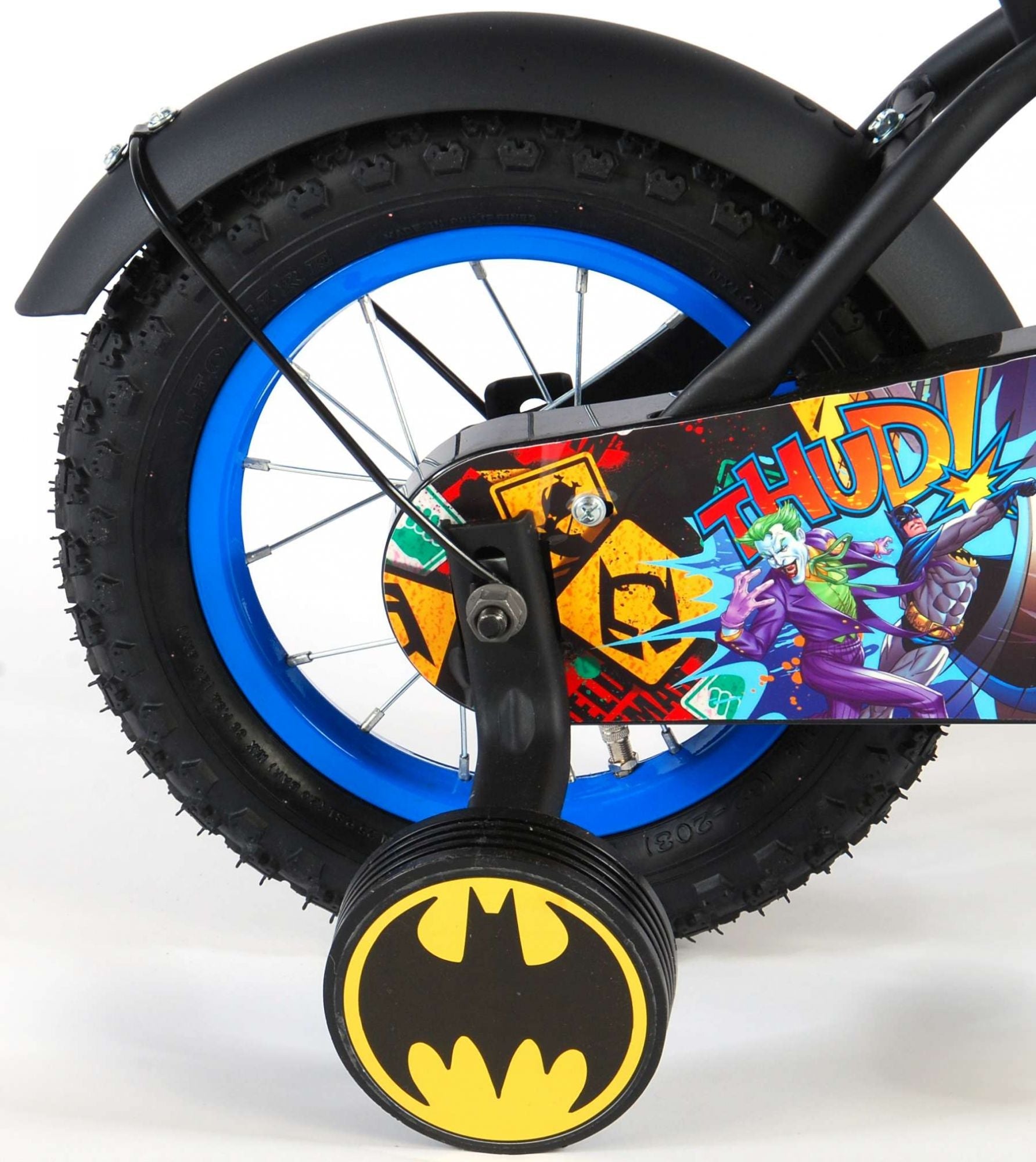 Batman Børnecykel - Drenge - 12 tommer - Sort