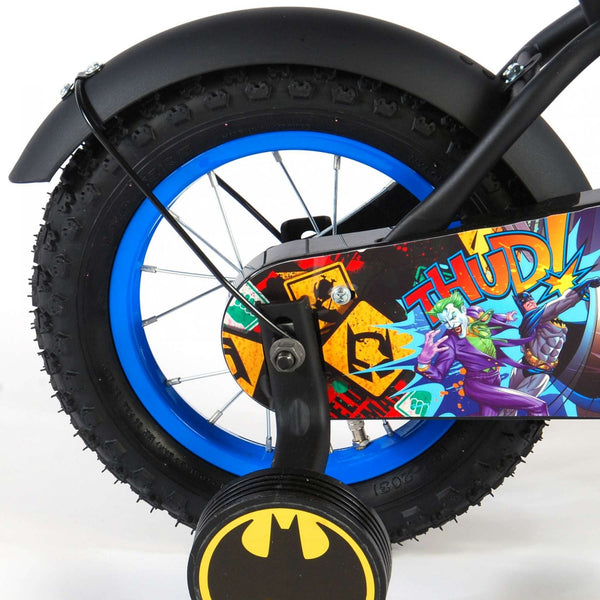 Batman Børnecykel - Drenge - 12 tommer - Sort