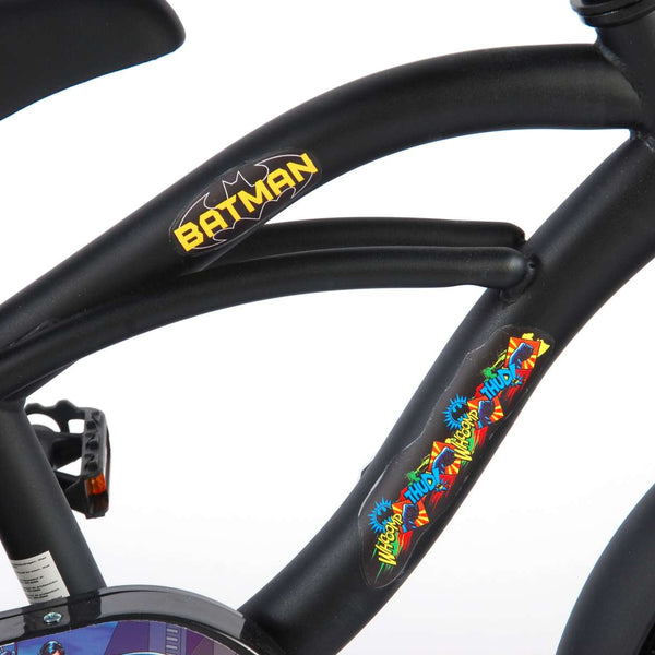 Batman Børnecykel - Drenge - 12 tommer - Sort