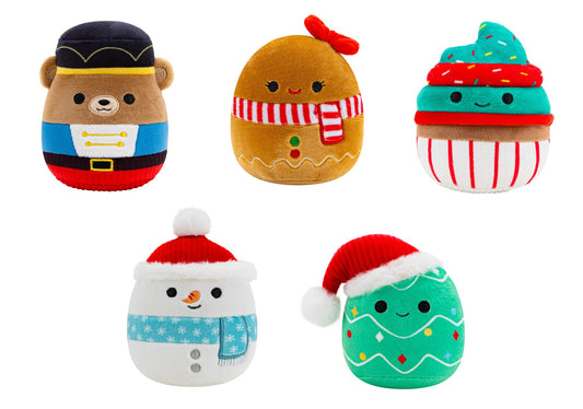 Squishmallows Pets Hundelegetøj med Pibelyd 9 cm Holiday SK