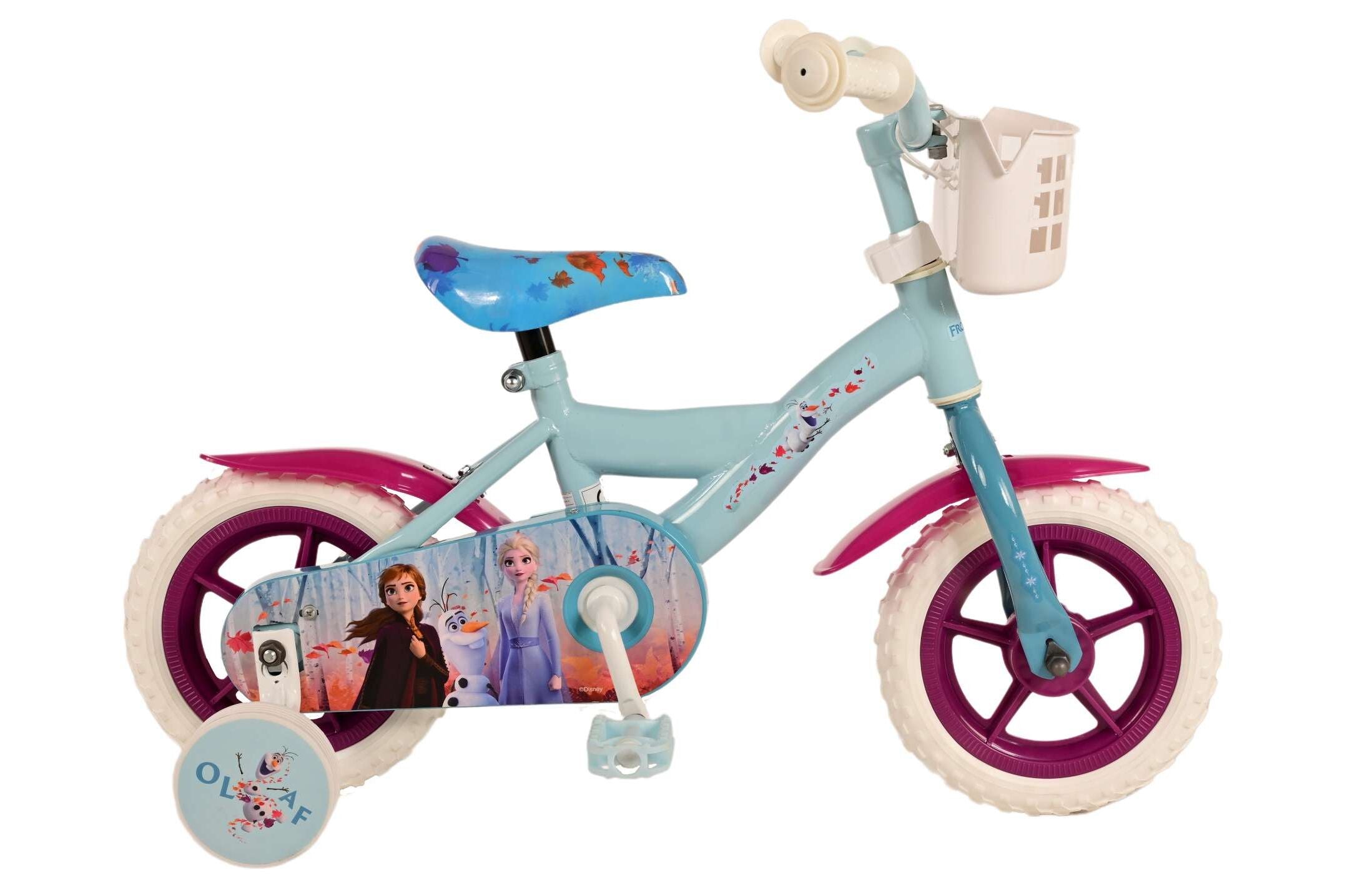 Disney Frozen 2 børnecykel - piger - 10" - blå/lilla - 2-3år