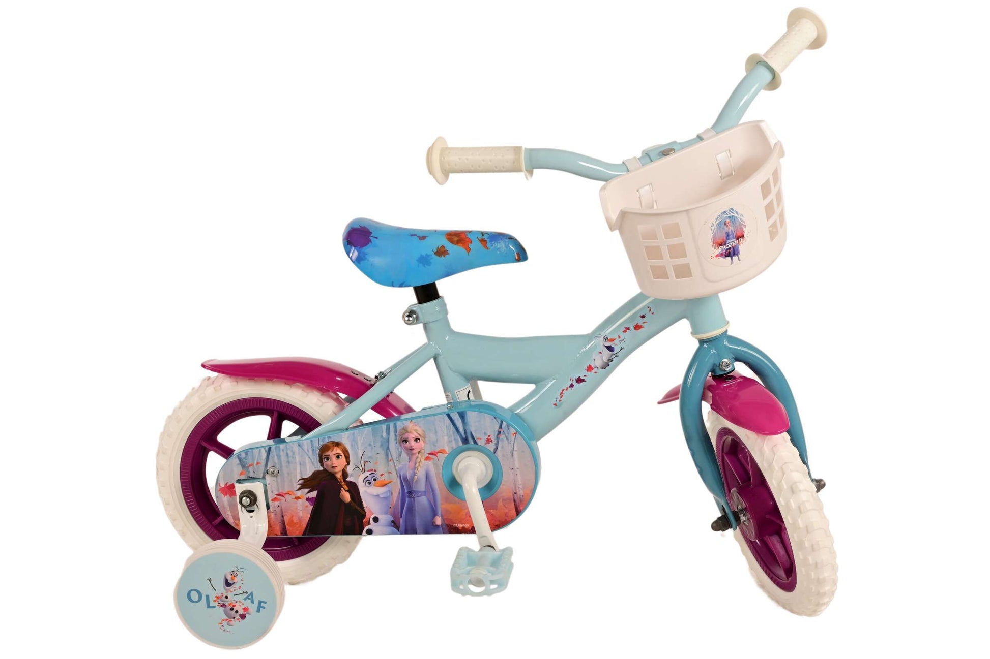 Disney Frozen 2 børnecykel - piger - 10" - blå/lilla - 2-3år
