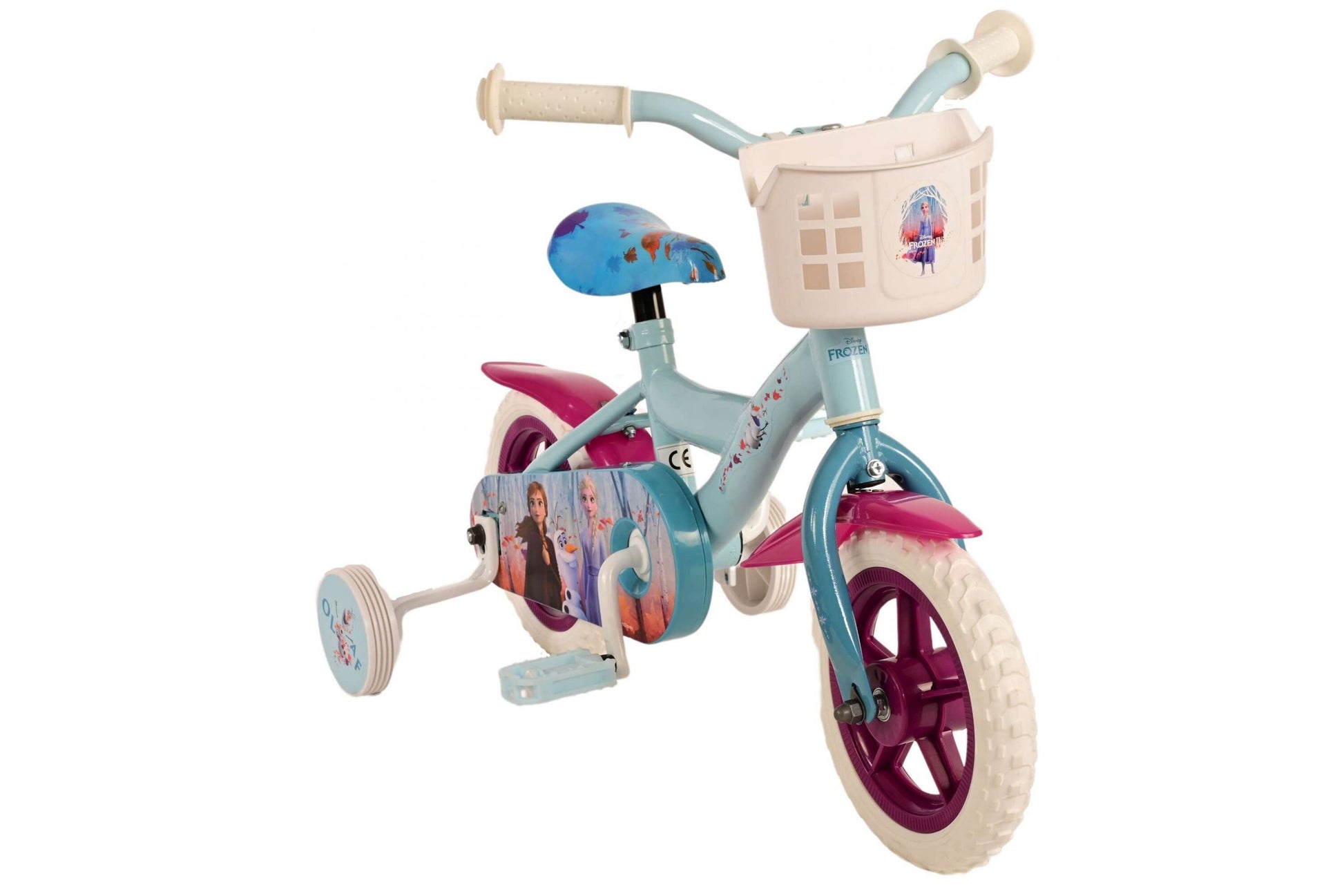 Disney Frozen 2 børnecykel - piger - 10" - blå/lilla - 2-3år
