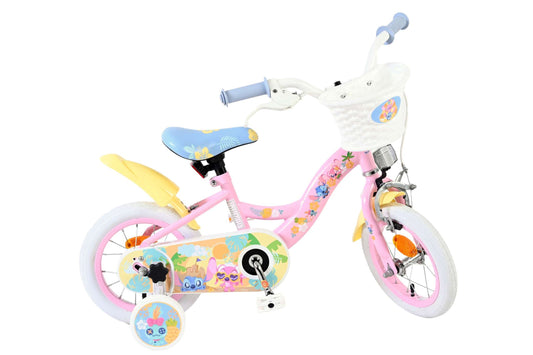 Disney Stitch Børnecykel - Piger - 12" - Lyserød