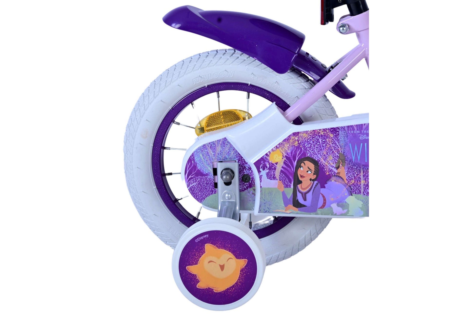 Disney Wish Cykel - Piger - 12" - Lilla