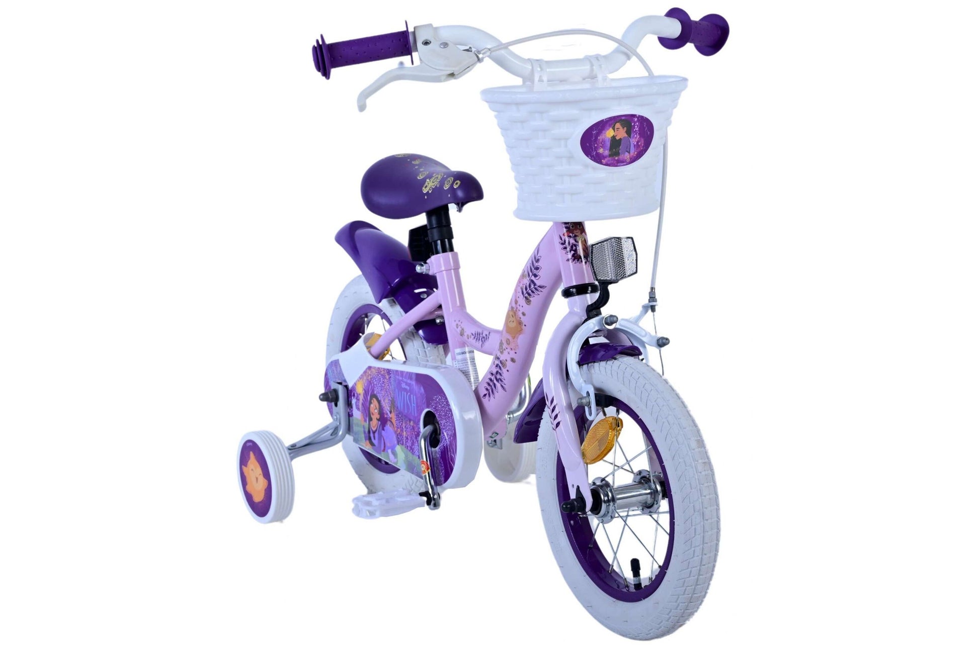 Disney Wish Cykel - Piger - 12" - Lilla