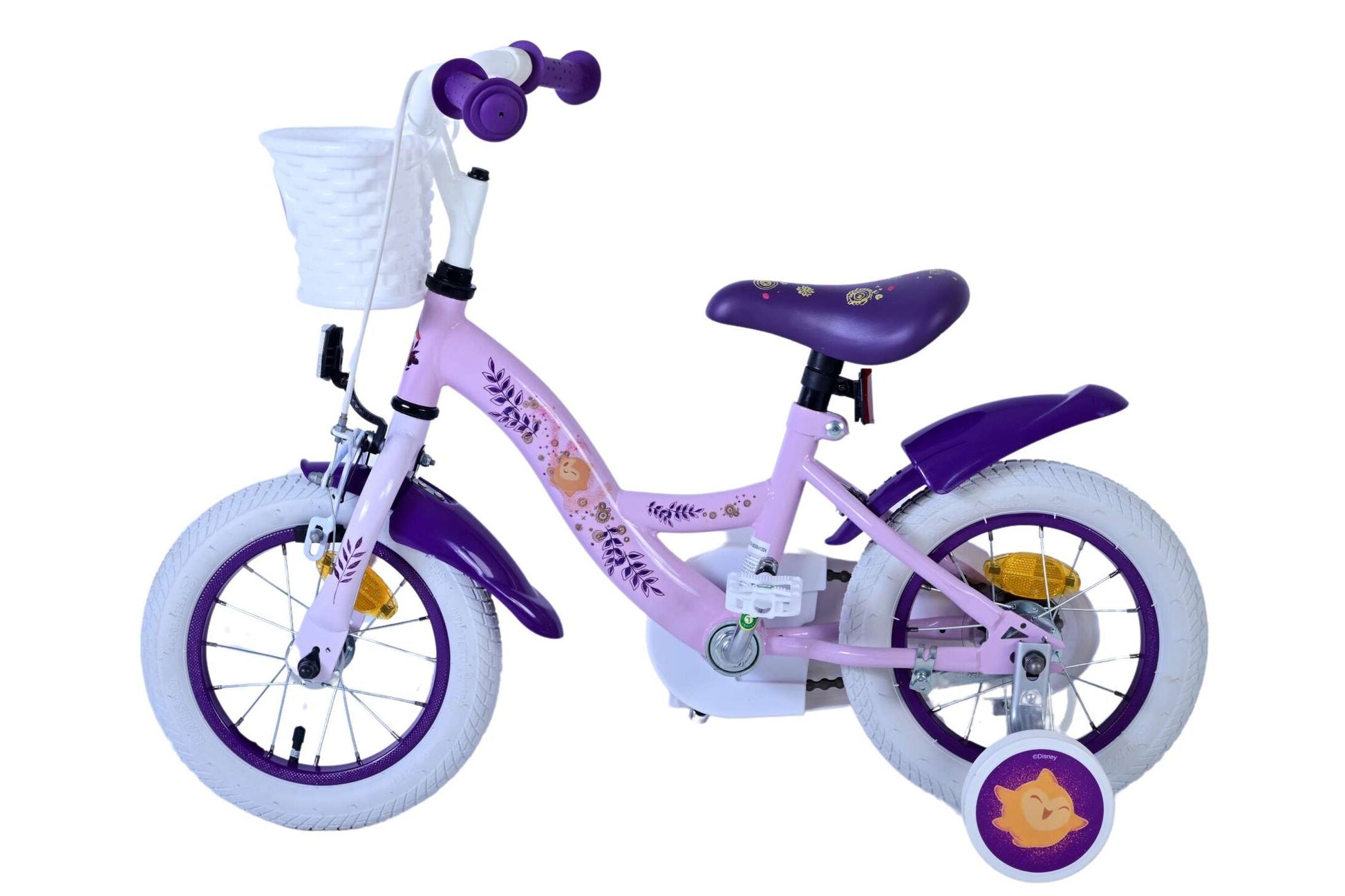 Disney Wish Cykel - Piger - 12" - Lilla