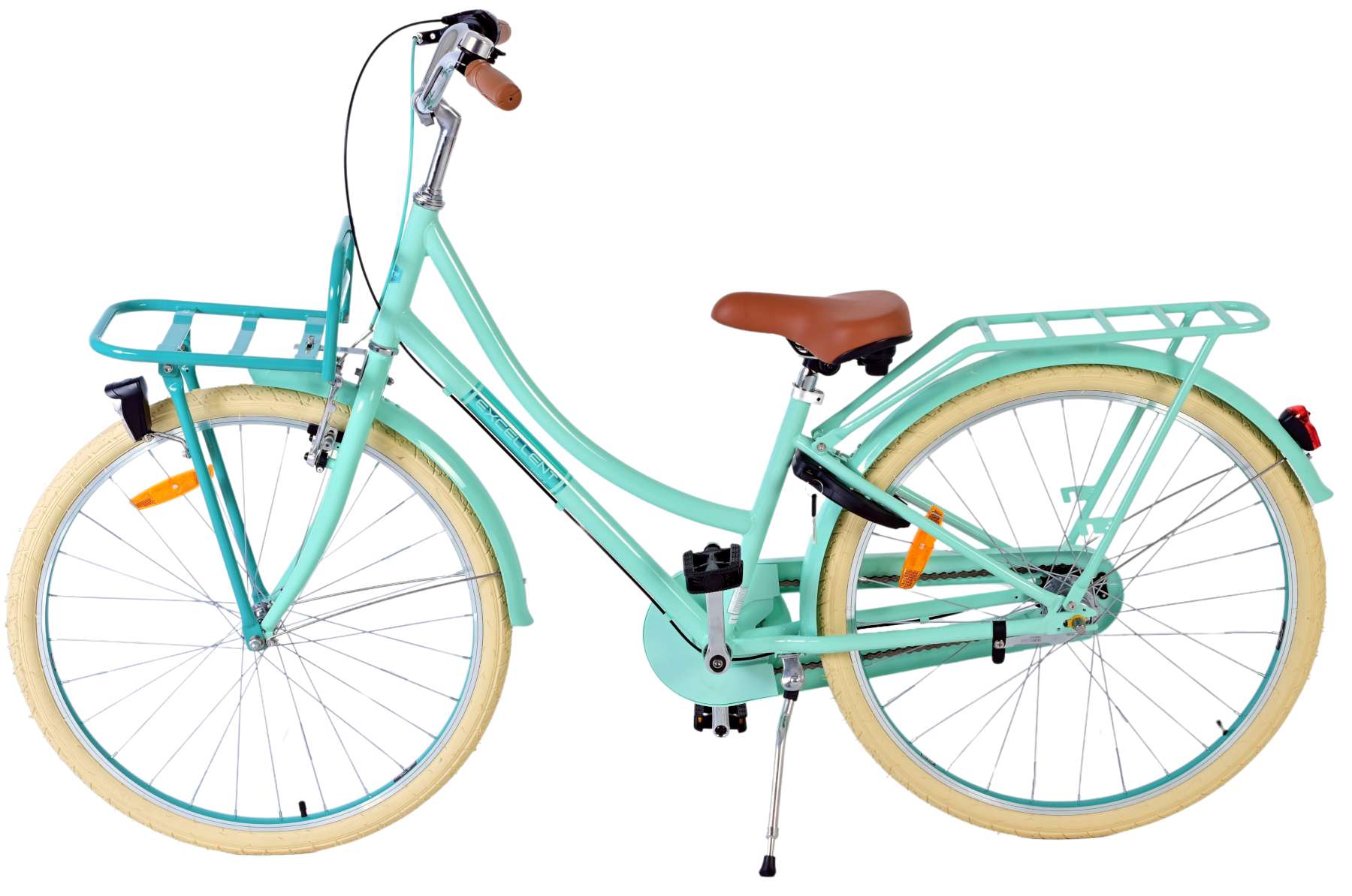 Volare Excellent Børnecykel - Piger - 26 tommer - Grøn - 3 gear