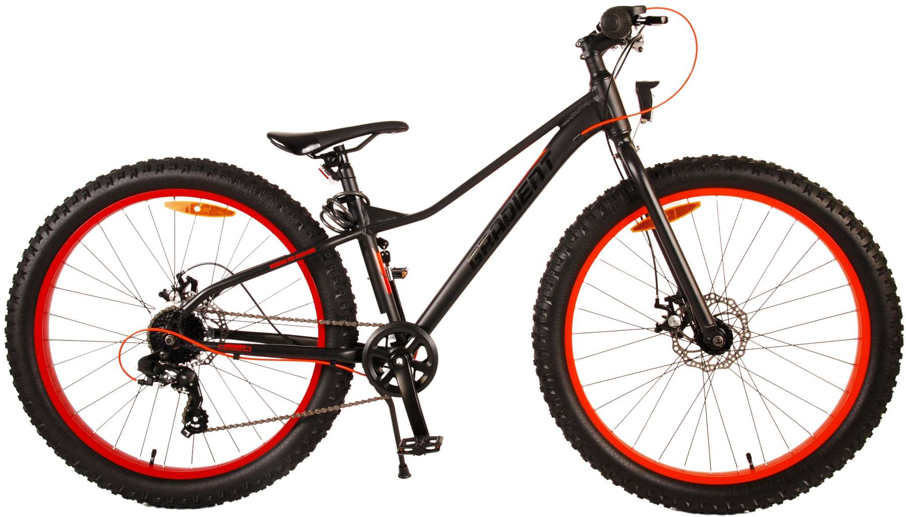 Volare Gradient Børnecykel - Drenge - 26 tommer - Sort blå - 7 gear - Prime Collection