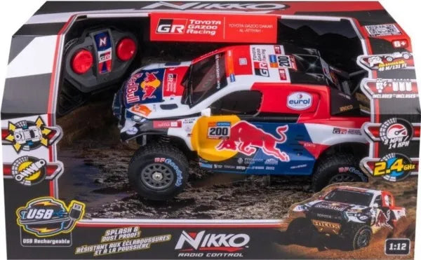 NIKKO Toyota Gazoo Racing- Al-Attiyah 1:12 Scale ProTrucks