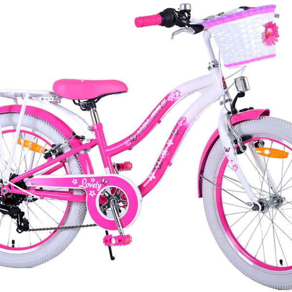 Volare Lovely børnecykel - Piger - 20 tommer - Lyserød - 7 gear