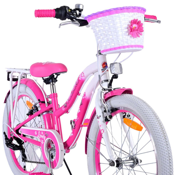 Volare Lovely børnecykel - Piger - 20 tommer - Lyserød - 7 gear