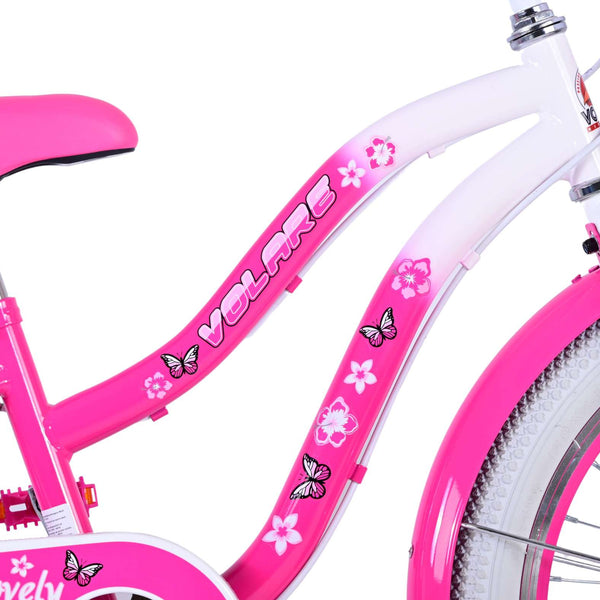 Volare Lovely børnecykel - Piger - 20 tommer - Lyserød - 7 gear