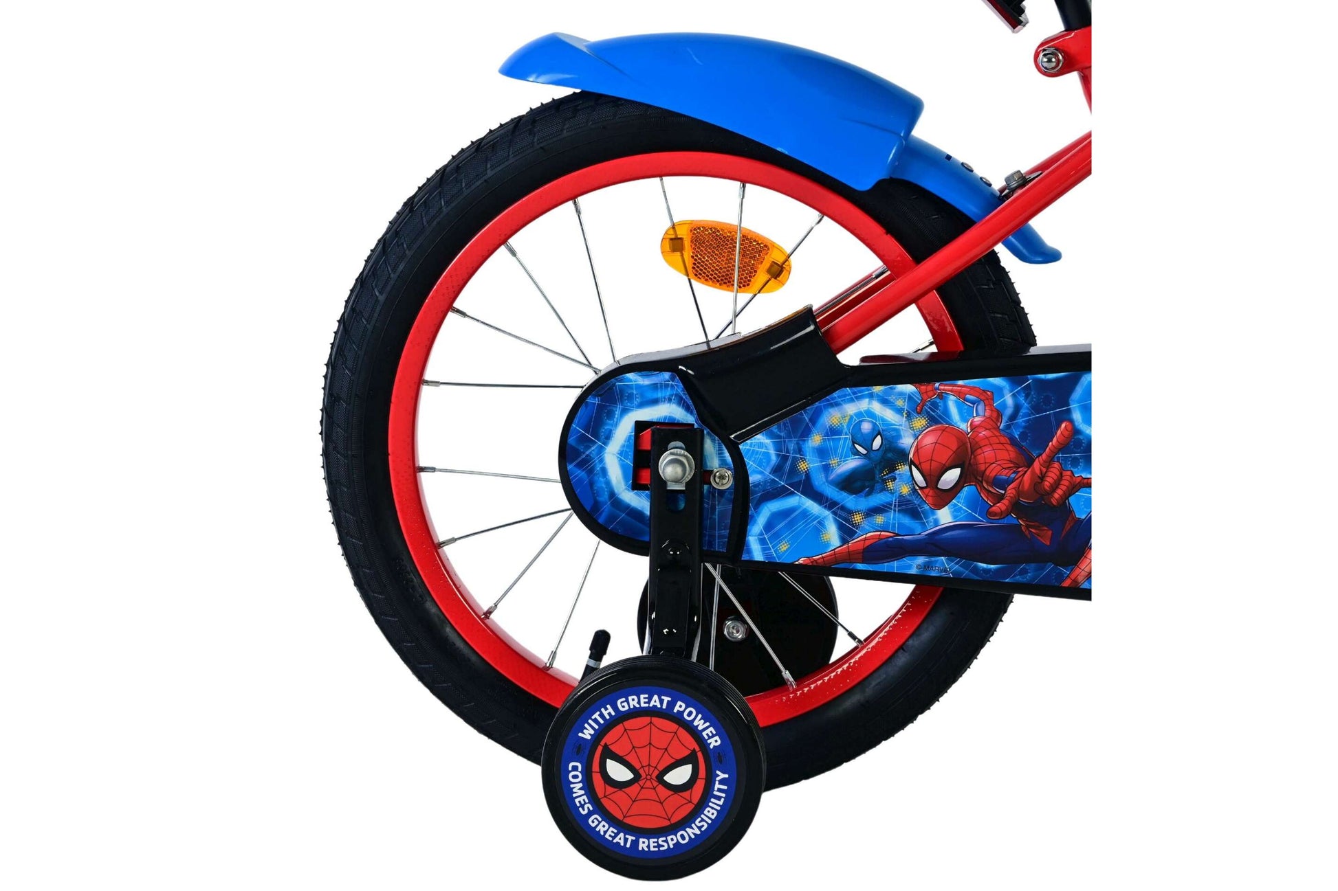 Spider-Man Børnecykel - Drenge - 16" - Rød
