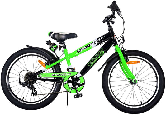 Volare Sportivo Børnecykel - drenge - 20 tommer - Grøn - 7 gear