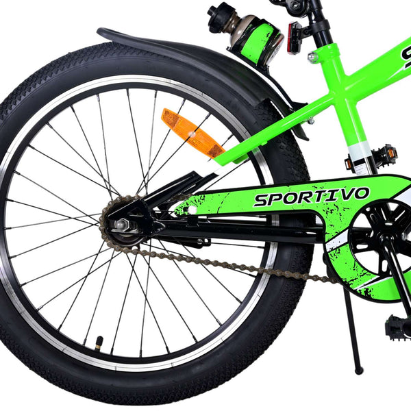 Volare Sportivo Børnecykel - drenge - 20 tommer - Grøn