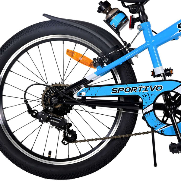 Volare Sportivo Børnecykel - drenge - 20 tommer - Blå - 7 gear