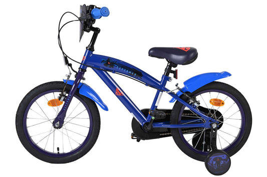 Superman Børnecykel - Drenge - 16" - Blå - To håndbremser