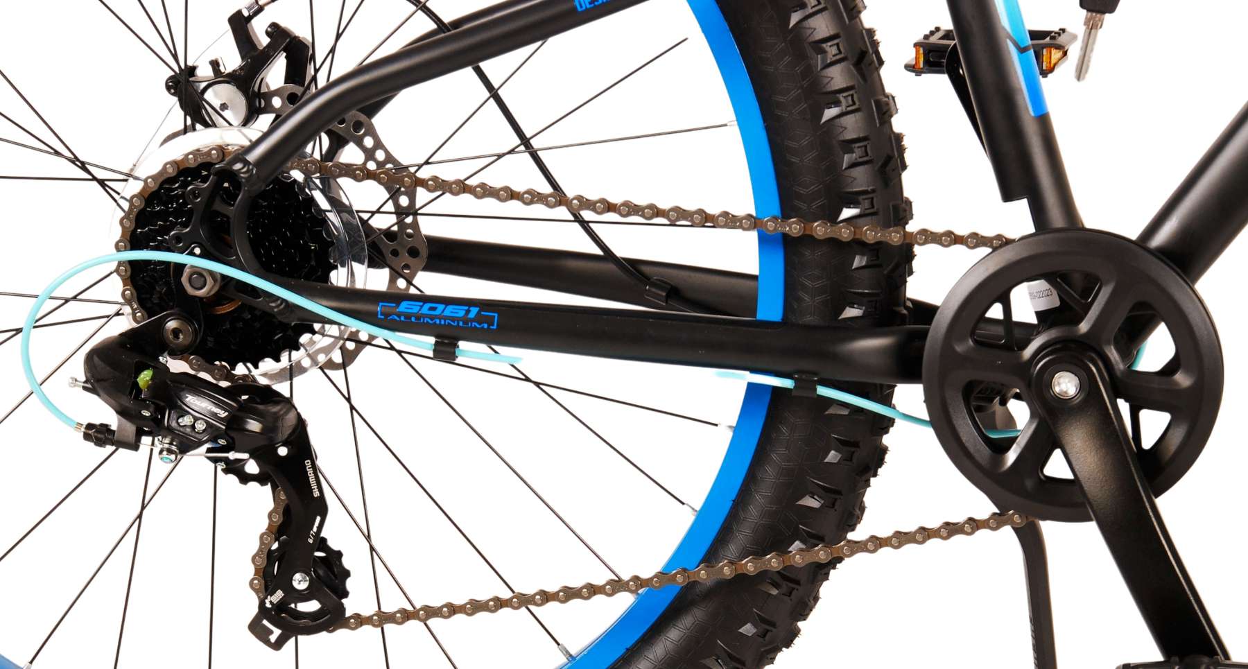 Volare Gradient Børnecykel - Drenge - 26 tommer - Sort blå - 7 gear - Prime Collection