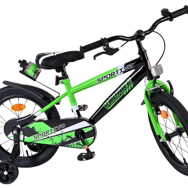 Volare Sportivo Børnecykel - drenge - 16 tommer - Grøn