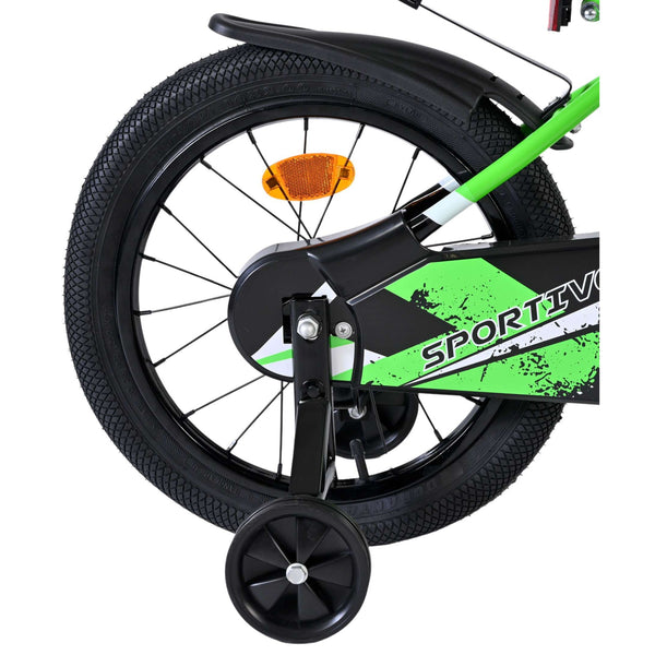 Volare Sportivo Børnecykel - drenge - 16 tommer - Grøn