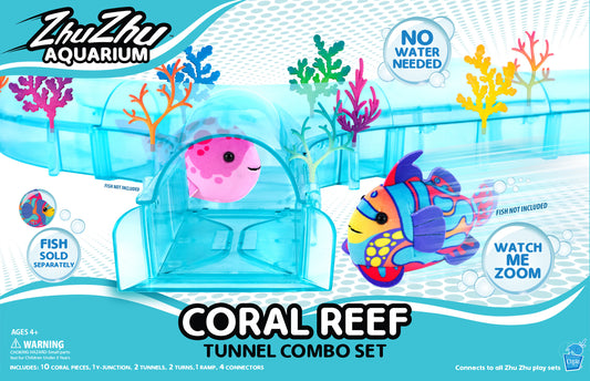 Zhu Zhu Aquarium Koralrev Tunnel Kombisæt