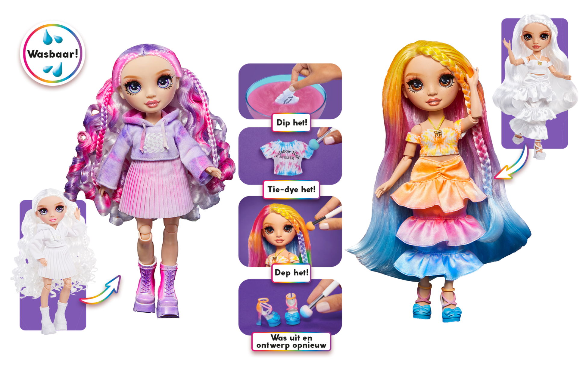 Rainbow High Color & Create Dukke Nyt Tema - flere varianter
