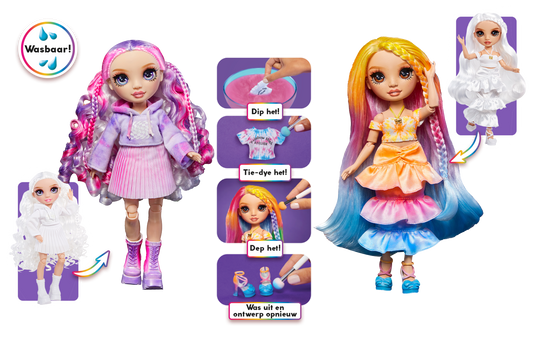 Rainbow High Color & Create Dukke Nyt Tema - flere varianter