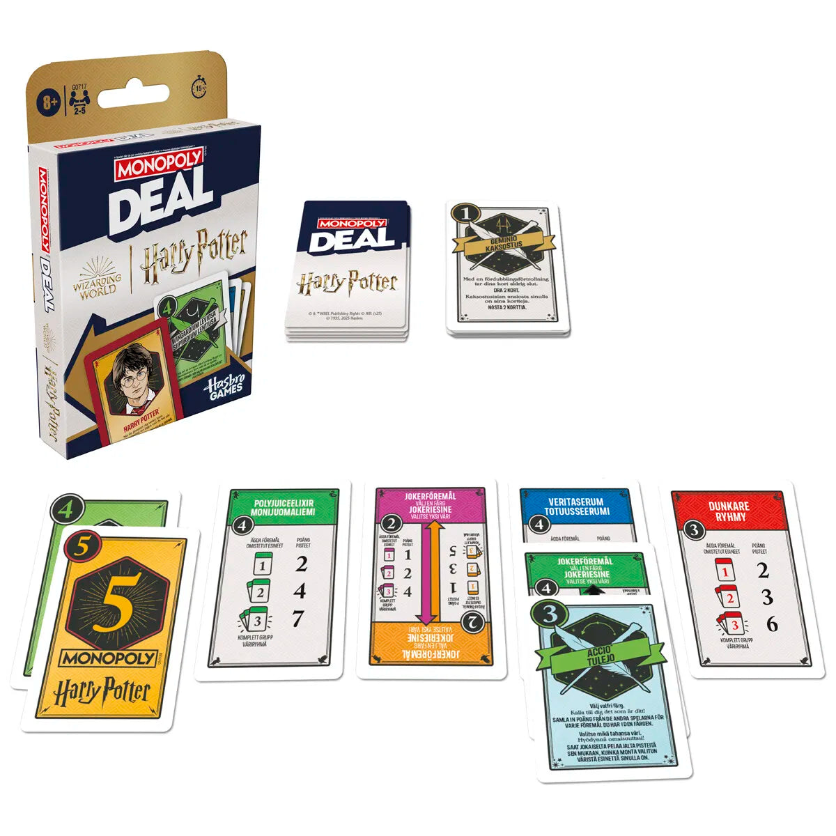Monopoly Deal Harry Potter DK/NO