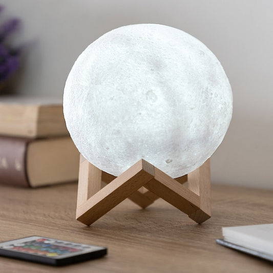 Genopladelige LED-Lampe Måne