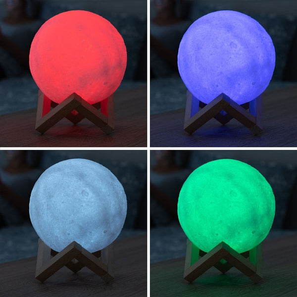 Genopladelige LED-Lampe Måne