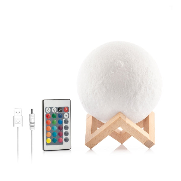Genopladelige LED-Lampe Måne