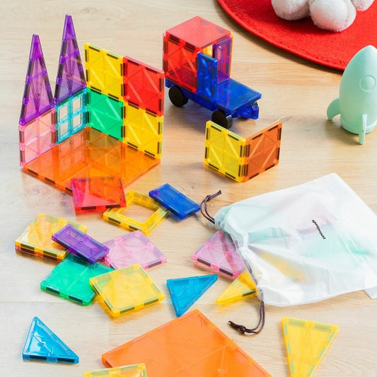 Magnetiske 3D-Byggeklodser (57 dele)