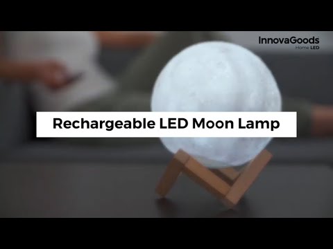 Genopladelige LED-Lampe Måne